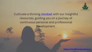 Mindfulness Center - Discover the Power Within: Embrace Mindfulness