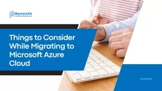 Things to Consider While Migrating to Microsoft Azure Cloud