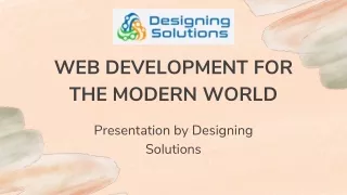 Web Development for the Modern World