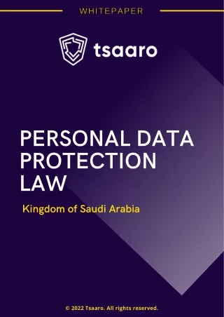 KSA PDPL - Personal Data Protection Law