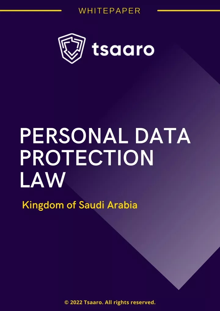 personal data protection law