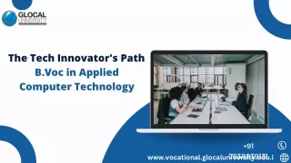 the tech innovator s path b voc in applied