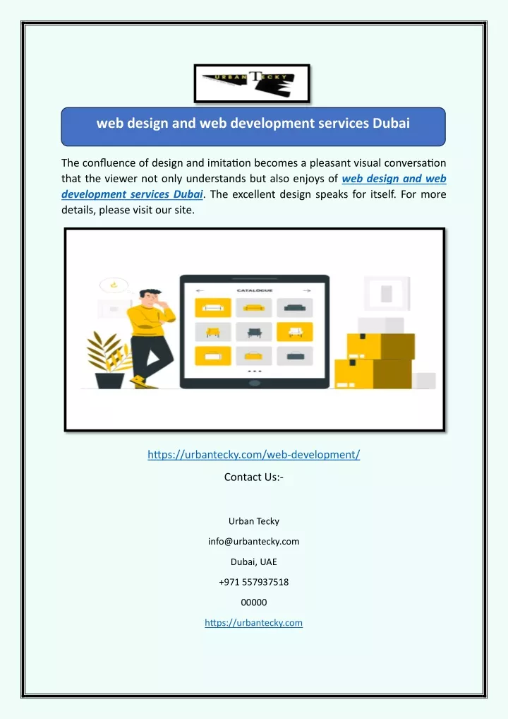 web design and web development services dubai