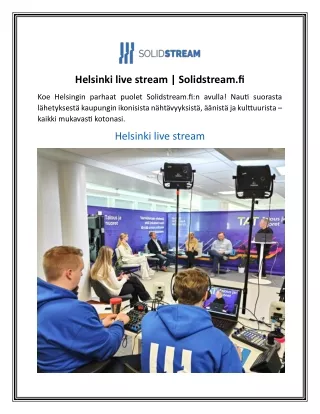Helsinki live stream  Solidstream.fi