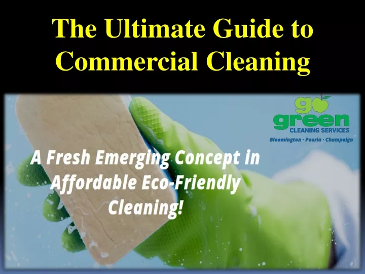 the ultimate guide to commercial cleaning