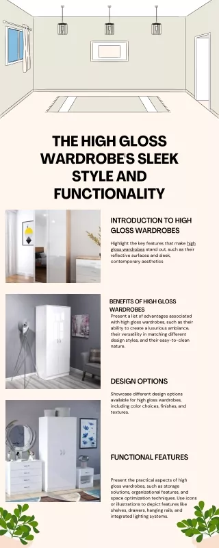 The High Gloss Wardrobe Sleek Style and Functionality