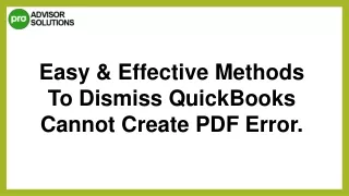easy effective methods to dismiss quickbooks