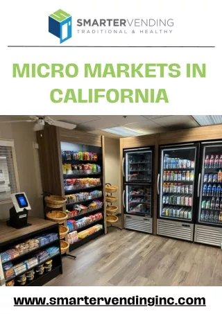 Micro Markets in California | Smarter Vending Inc