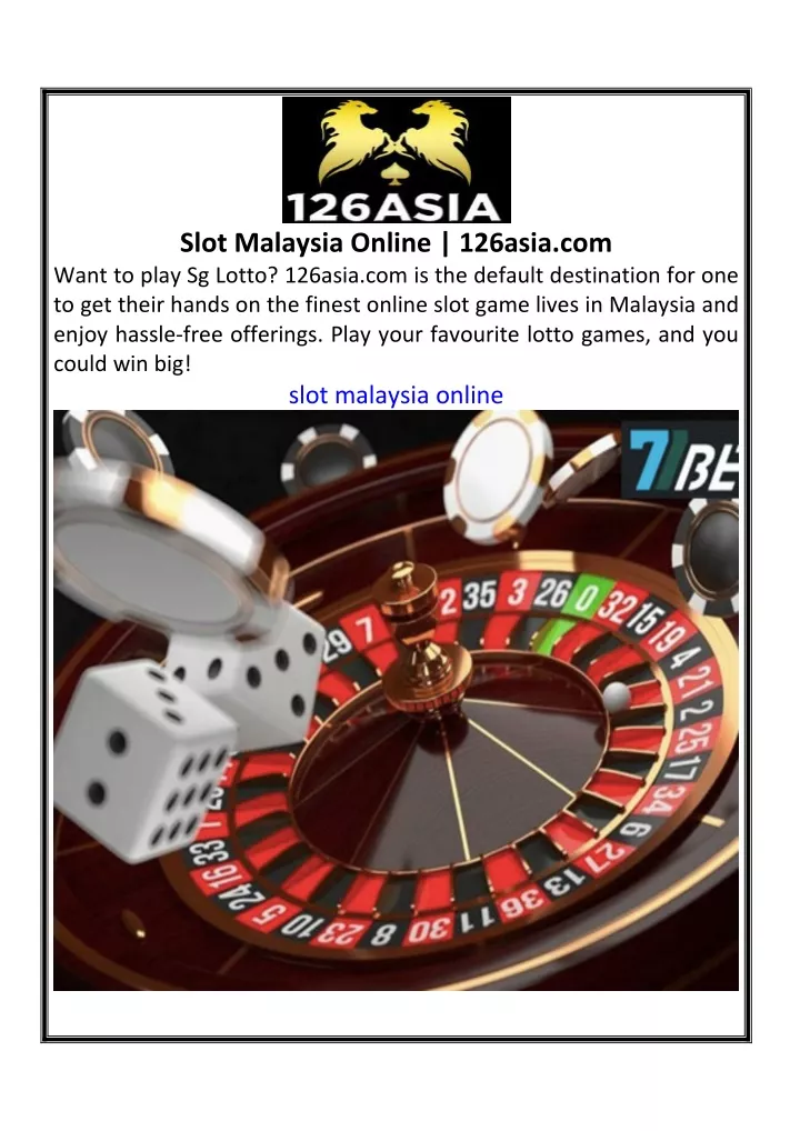 slot malaysia online 126asia com want to play