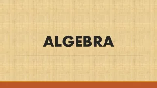 Clase  Expresiones Algebraicas