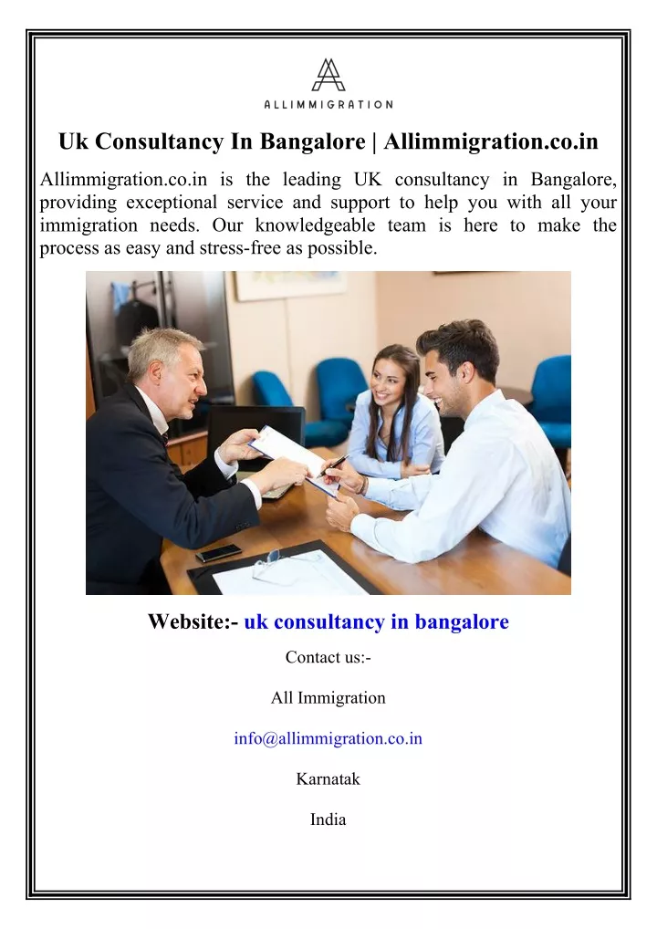 uk consultancy in bangalore allimmigration co in