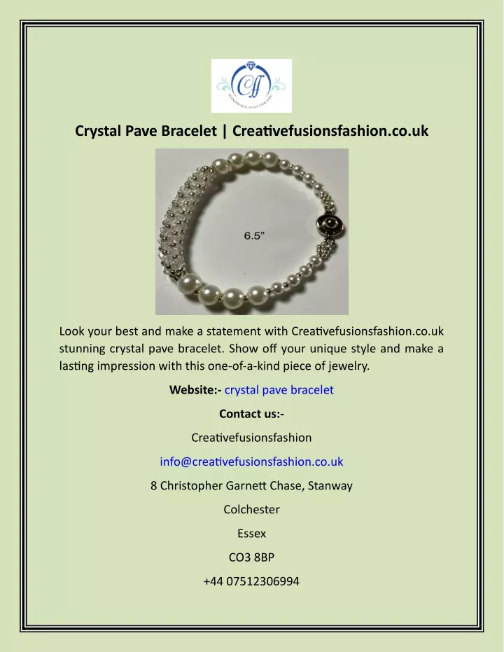 crystal pave bracelet creativefusionsfashion co uk