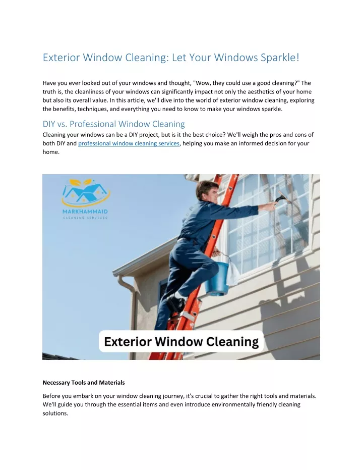 exterior window cleaning let your windows sparkle