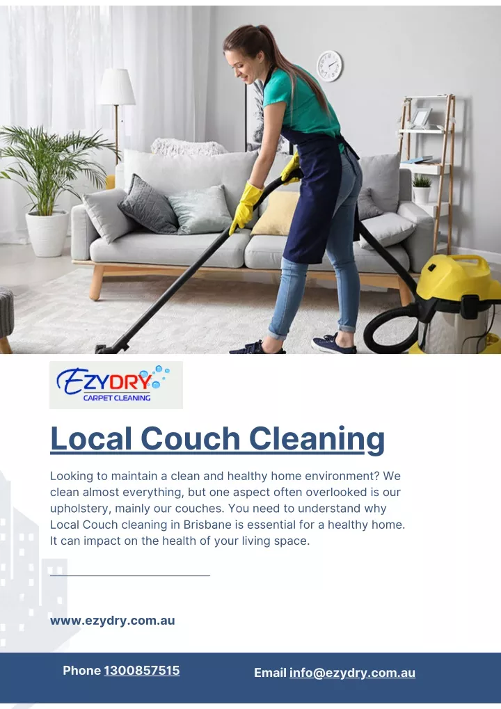 local couch cleaning