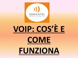voip cos e come funziona