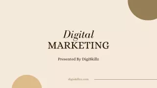 Pink Minimalist Digital Marketing Presentation