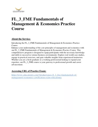 fl 3 fme fundamentals of management economics