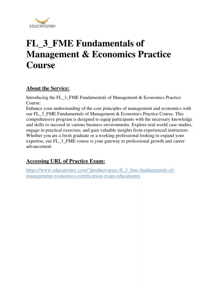 fl 3 fme fundamentals of management economics