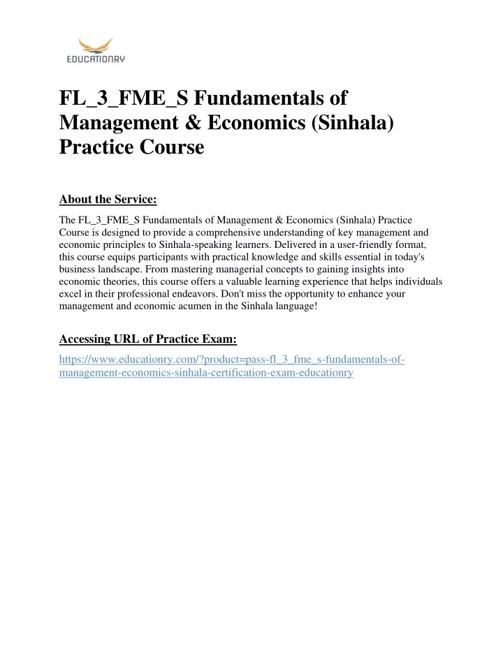 fl 3 fme s fundamentals of management economics