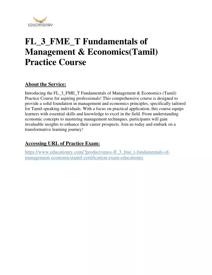 fl 3 fme t fundamentals of management economics