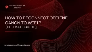 How to Reconnect Offline Canon to WiFi ? [Ultimate Guide]