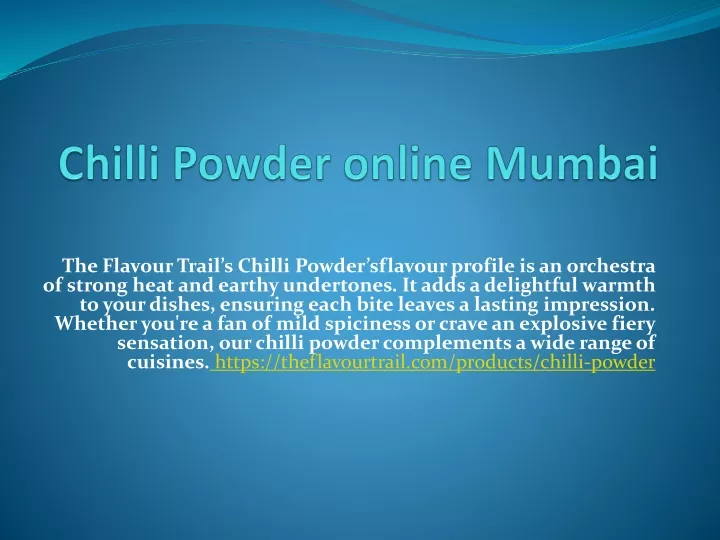 chilli powder online mumbai