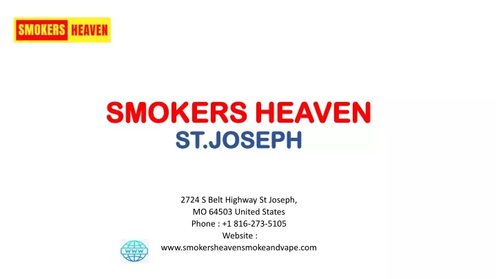 smokers heaven st joseph
