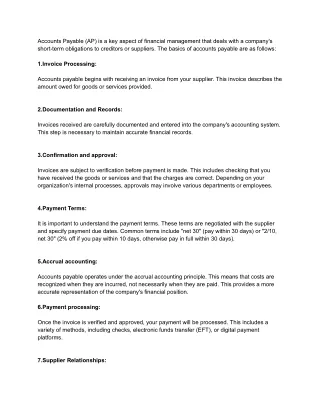 accounts payable ap is a key aspect of financial