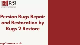 Persian Rugs Repair and Restoration by Rugs 2 Restore