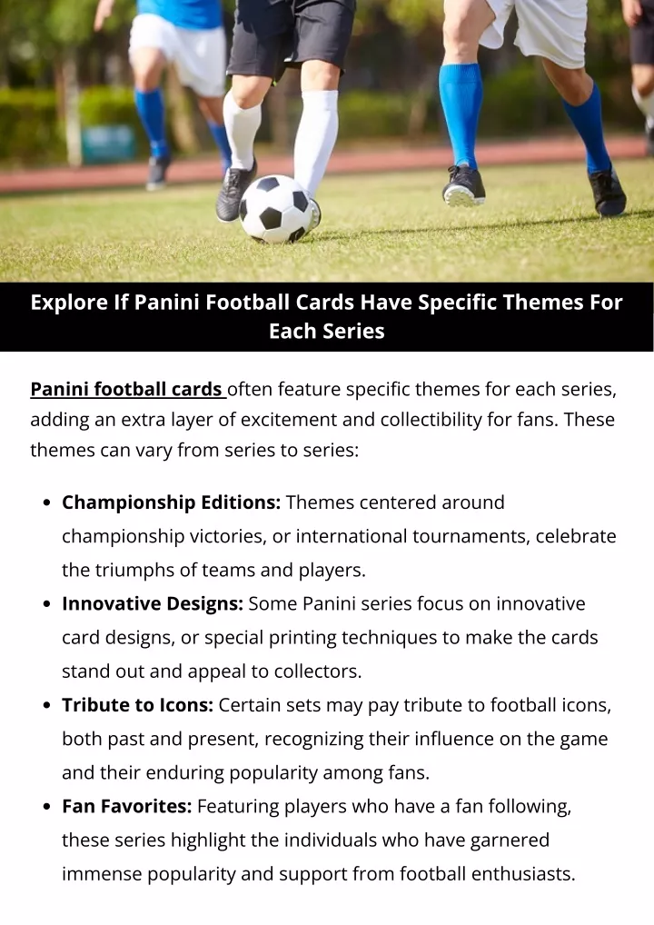 explore if panini football cards have specific