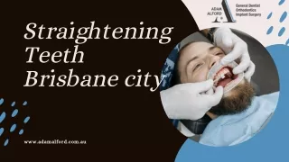 Straightening Teeth Brisbane city