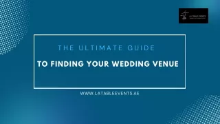 Tips And Ideas For Finding Your Dream Wedding Venue