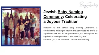 Jewish Baby Naming Ceremony Celebrating a Joyous Tradition