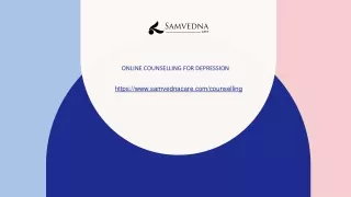 online counselling for depression - Samvednacare