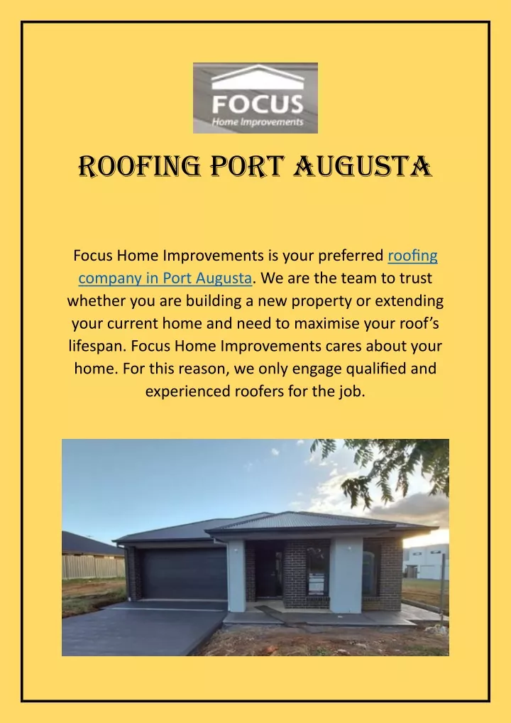 roofing port augusta