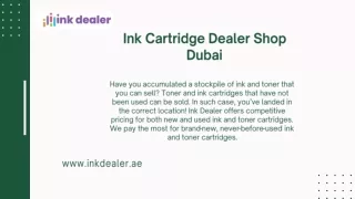 Ink Cartridge Dealer Shop Dubai