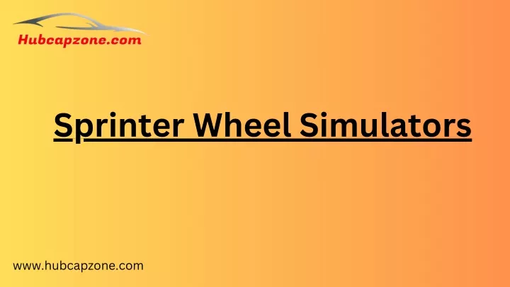 sprinter wheel simulators