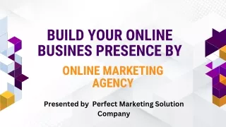 Build Your Online Busines Presence by Online Marketing Agency