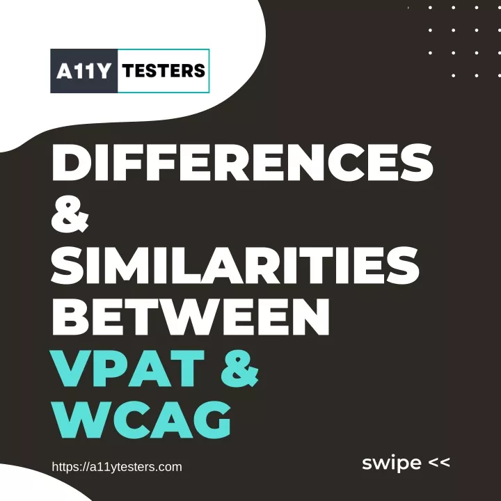 differences similarities between vpat wcag