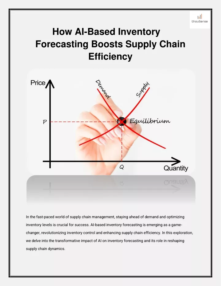 how ai based inventory forecasting boosts supply
