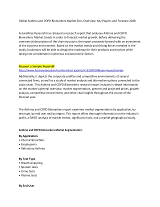 global asthma and copd biomarkers market size