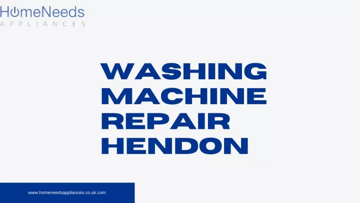 washing machine repair hendon