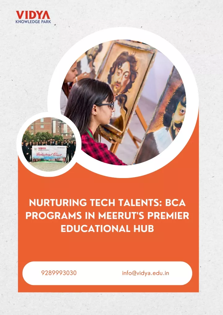 nurturing tech talents bca programs in meerut