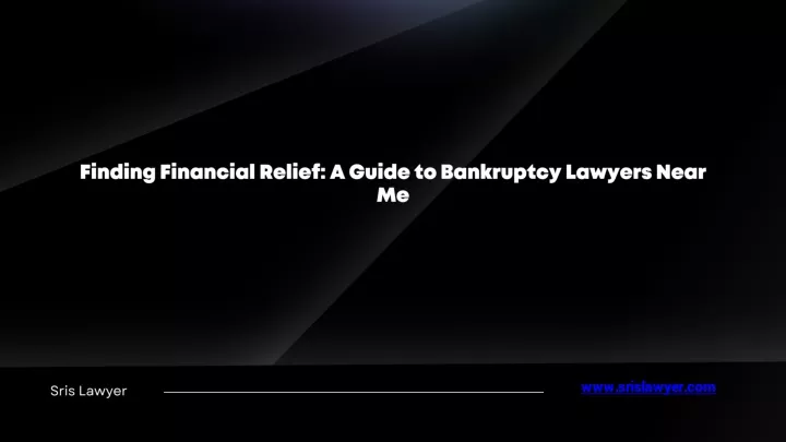 finding financial relief a guide to bankruptcy