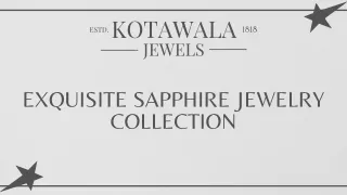 Exquisite Sapphire Jewelry Collection