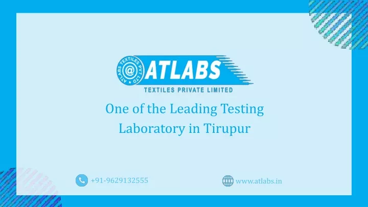 one of the leading testing laboratory in tirupur