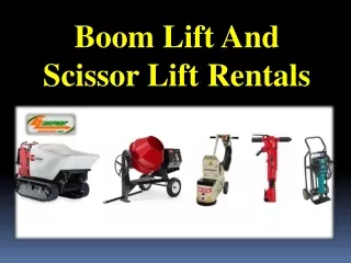 Boom Lift And Scissor Lift Rentals