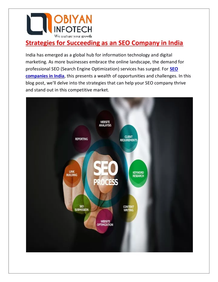 strategies for succeeding as an seo company