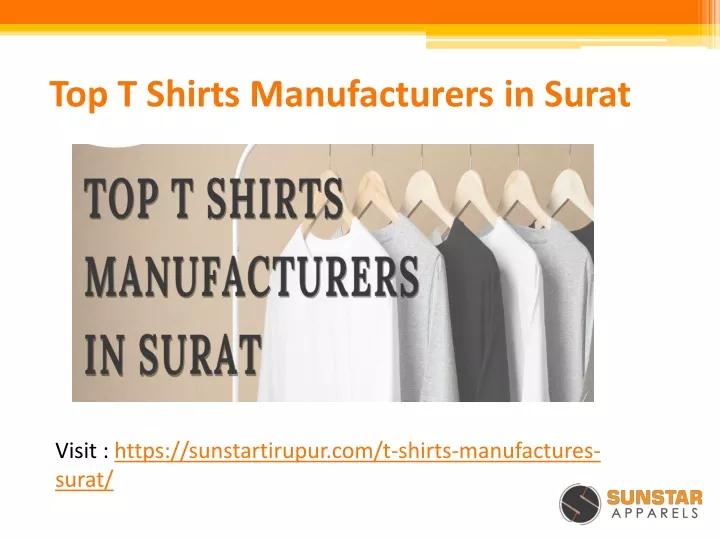 top t shirts manufacturers in surat