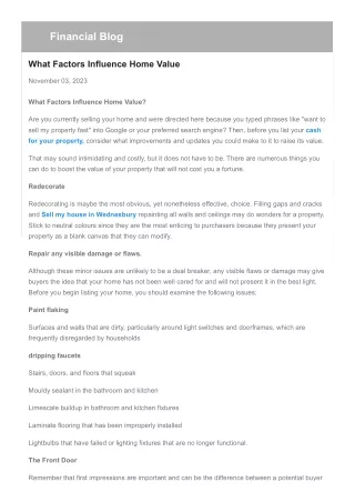 financial blog